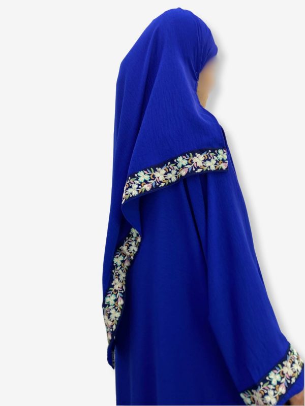 Robe de Prière Fatima  <br> Bleu roi – Image 2