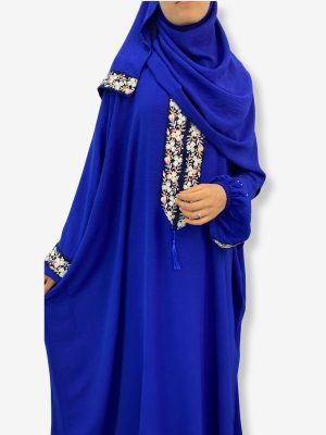 Robe de Prière Fatima Bleu roi
