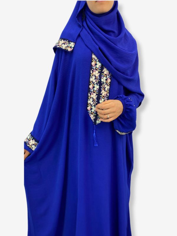 Robe de Prière Fatima Bleu roi