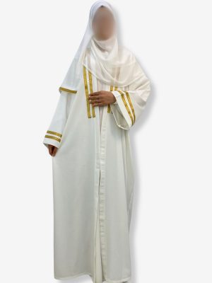 Abaya Hajj & Omra Marwa Blanche