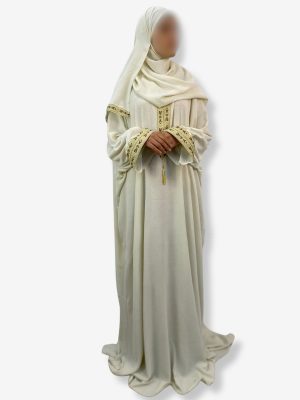 Robe de prière Jewiria Blanc cassé