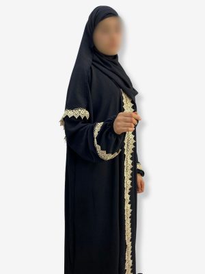 Abaya Hajj et Omra Ranim Noire