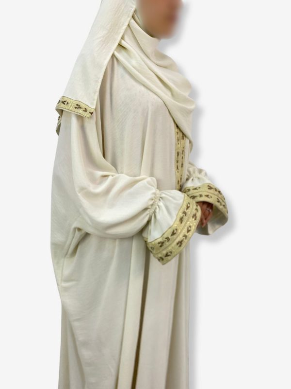 Robe de prière Jewiria <br> Blanc cassé – Image 4
