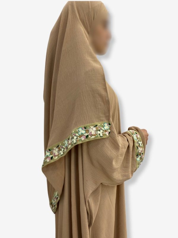 Robe de prière Fatima <br> Beige sable – Image 3